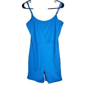 Stretchy Blue Medium Romper
